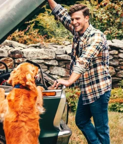 Kiel James Patrick Acorn Harvest Flannel Shirt - Men'S^Men Shirts