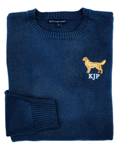 Kiel James Patrick American Retriever Monogram Sweater (Women'S)^Women Monogrammed Apparel