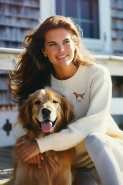 Kiel James Patrick American Retriever Monogram Sweater (Women'S)^Women Monogrammed Apparel