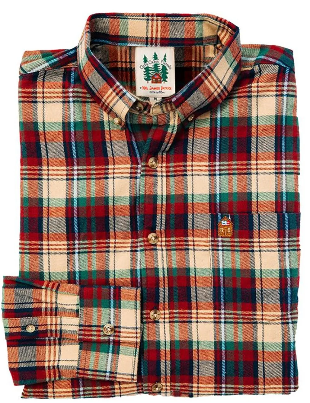 Kiel James Patrick Apple Cinnamon Flannel Shirt^Men Shirts