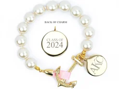 Kiel James Patrick Atlantic Pearl Monogram Bracelet--Class Of 2024^ Class Of 2024