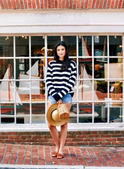 Kiel James Patrick Atlantic Striped Sweater^Women Sweaters