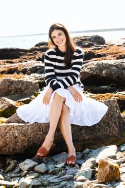 Kiel James Patrick Atlantic Striped Sweater^Women Sweaters