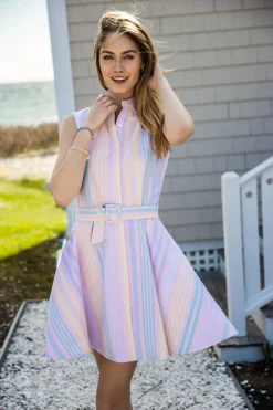 Kiel James Patrick Bahama Stripe Summering Dress^Women Dresses