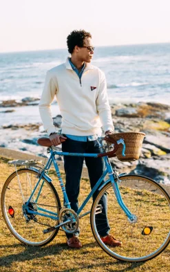 Kiel James Patrick Bermuda Sails Quarterzip (Men'S)^Men Quarterzips