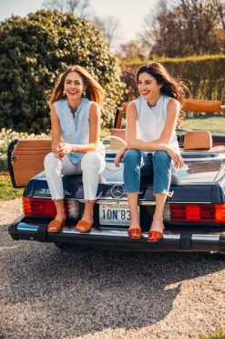 Kiel James Patrick Blue Bay Ruffle Shirt^Women Shirts