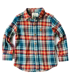 Kiel James Patrick Blue Ridge Mountain Kids Flannel Shirt^Kids Shirts