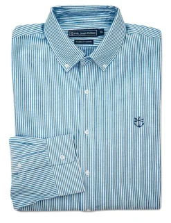 Kiel James Patrick Cape Striped Oxford^Men Shirts