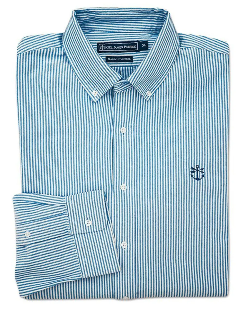 Kiel James Patrick Cape Striped Oxford^Men Shirts