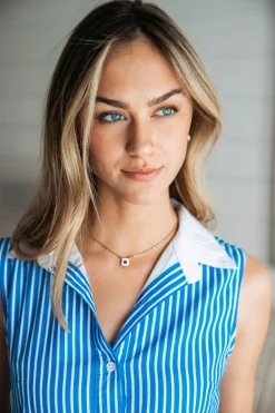 Kiel James Patrick Cerulean Sea Summering Dress^Women Dresses