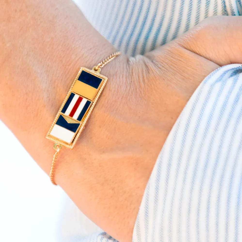 Kiel James Patrick Champagne Sailor^ Monogrammed Jewelry