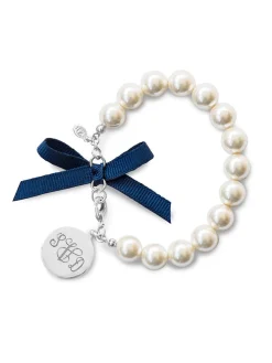 Kiel James Patrick Classy Girls Wear Pearls Monogram Bracelet^ Monogrammed Jewelry