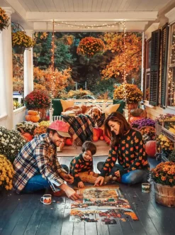 Kiel James Patrick Cozy Autumn Porch Puzzle^ Cozy Cabin Puzzles