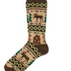 Kiel James Patrick Cozy Cabin Moose Socks^ Socks