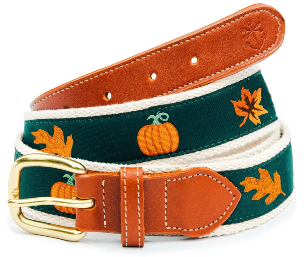 Kiel James Patrick Fall Foliage Ribbon Belt^ Men'S