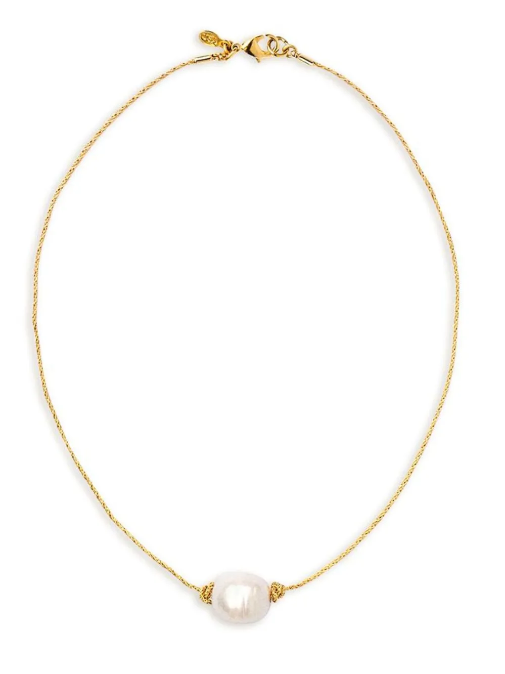 Kiel James Patrick Golden Tide Pearl Knot Necklace^ Necklaces