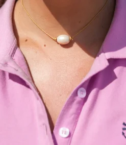 Kiel James Patrick Golden Tide Pearl Knot Necklace^ Necklaces