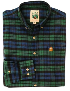 Kiel James Patrick Grandad'S Plaid Flannel Shirt - Men'S^Men Shirts