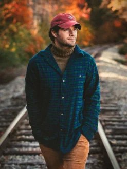 Kiel James Patrick Grandad'S Plaid Flannel Shirt - Men'S^Men Shirts