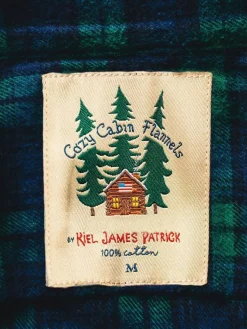 Kiel James Patrick Grandad'S Plaid Flannel Shirt - Men'S^Men Shirts