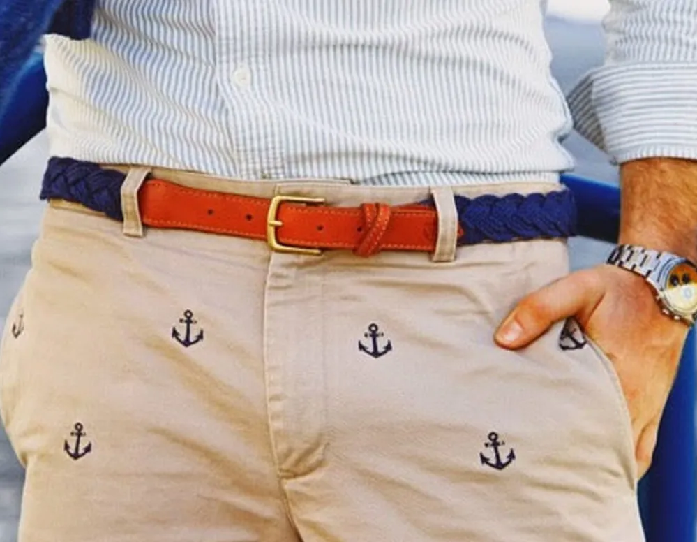 Kiel James Patrick Hortock'S Compass Rose Belt^ Men'S