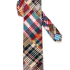 Kiel James Patrick Hyannis Patchwork Madras Tie^ Ties + Bowties