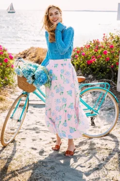 Kiel James Patrick Hydrangea Garden Skirt^Women Skirts