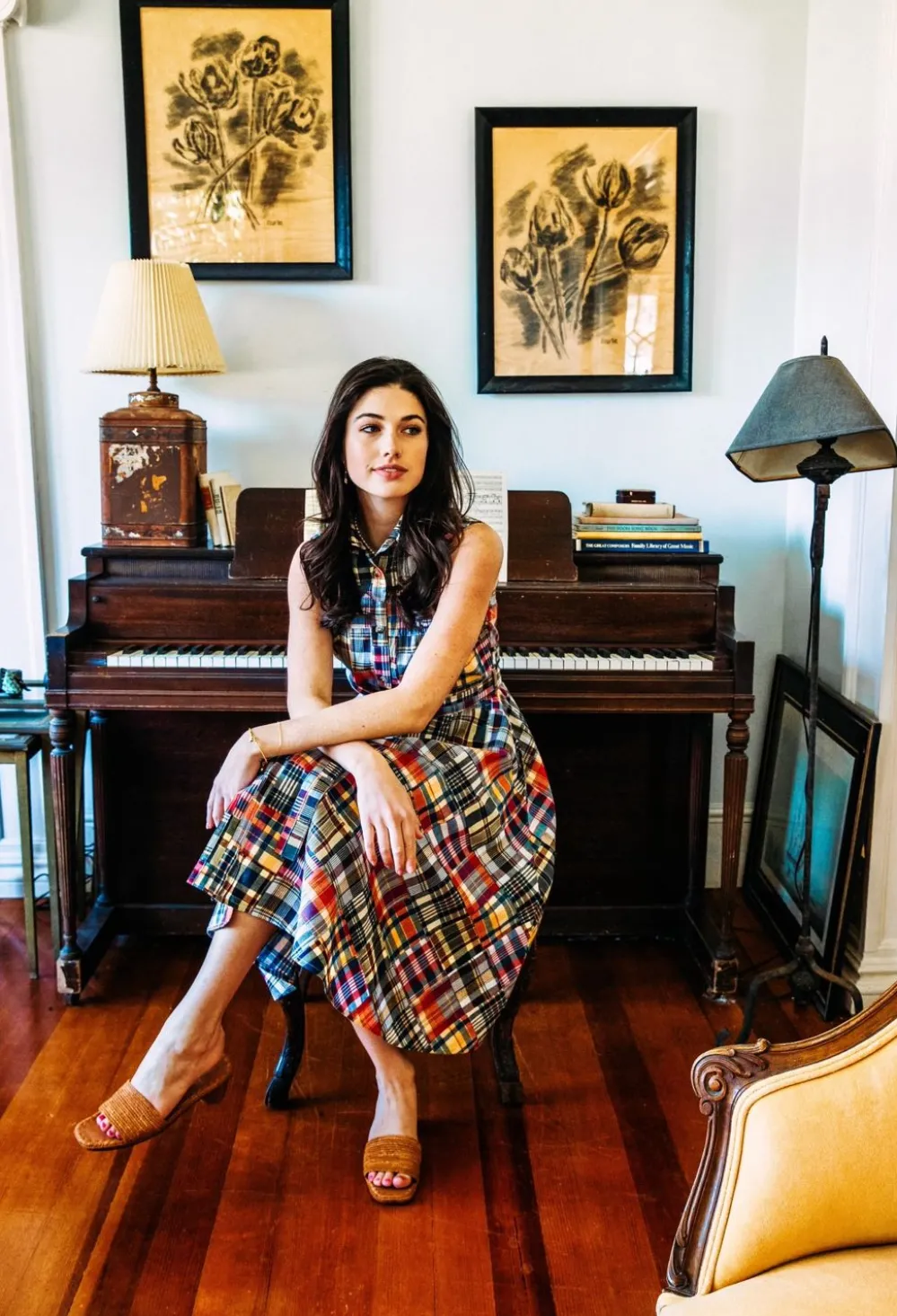 Kiel James Patrick Jacqueline Patchwork Madras Shirtdress^Women Dresses