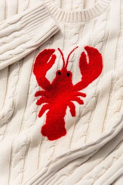 Kiel James Patrick Lobster Cable Knit Kids Sweater^Kids Sweaters