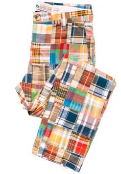 Kiel James Patrick Montauk Patchwork Madras Pants^Men Pants