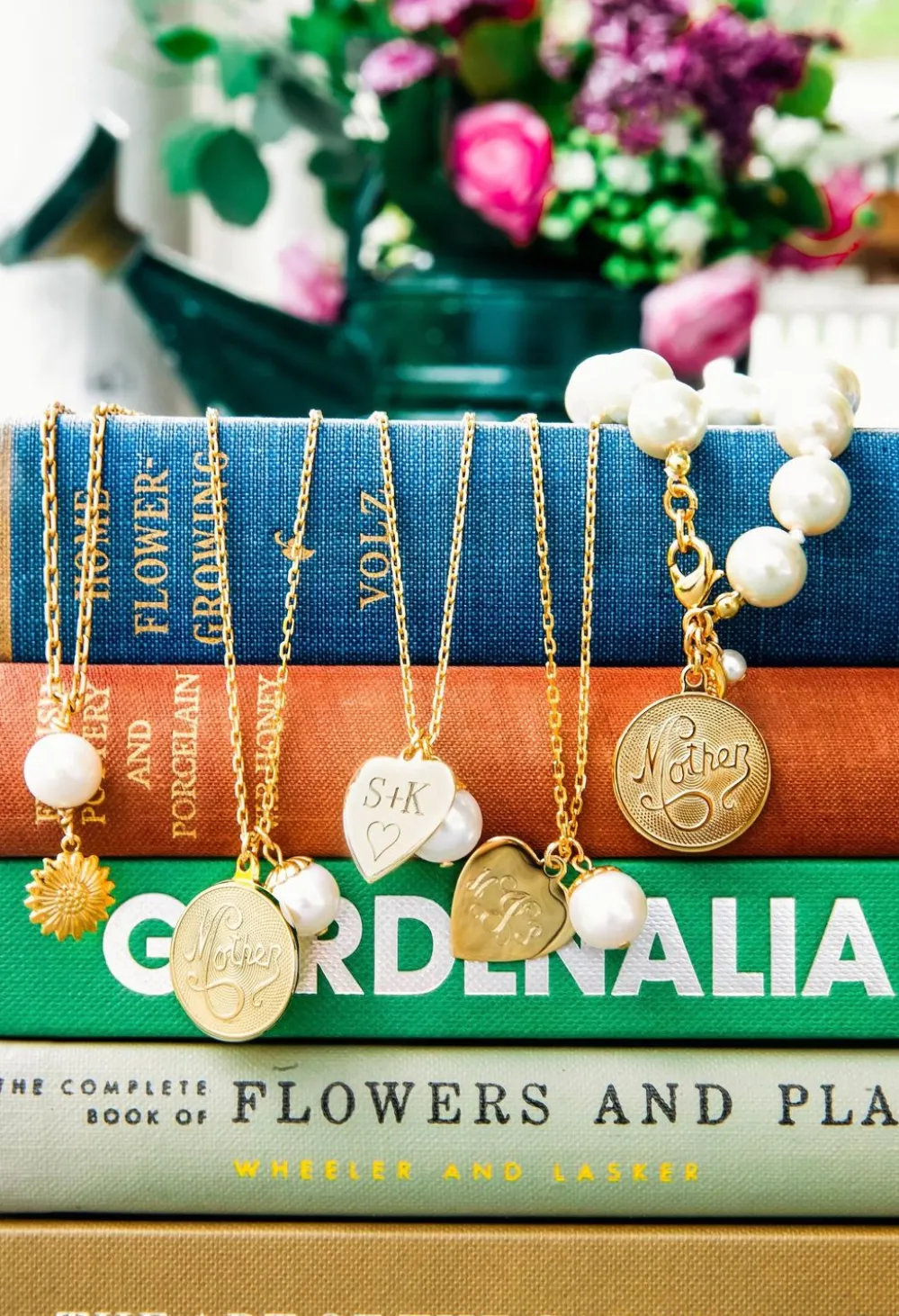 Kiel James Patrick Mother Pearl Drop Necklace^ Necklaces