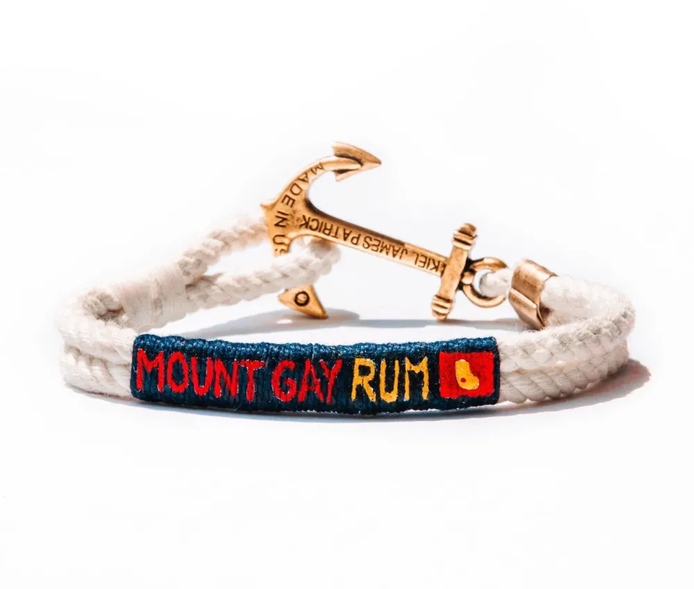 Kiel James Patrick Mount Gay Rum Sailing Bracelet^ Rope Bracelets