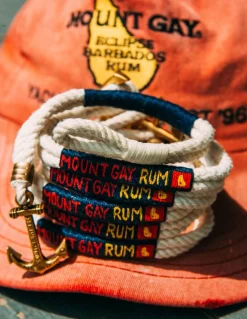 Kiel James Patrick Mount Gay Rum Sailing Bracelet^ Rope Bracelets