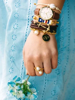 Kiel James Patrick Nautilus Pearl Knot^ Rope Bracelets