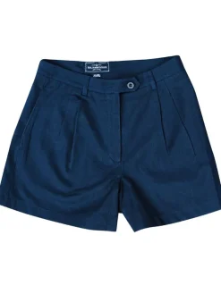 Kiel James Patrick Newport Blues Linen Shorts^Women Shorts