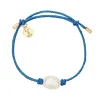 Kiel James Patrick Ocean Blue Pearl Knot^ Rope Bracelets