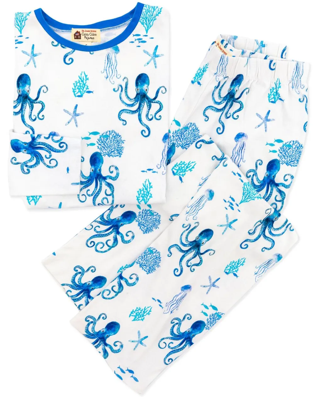 Kiel James Patrick Octopus Garden Long Sleeve Pajama Set^Women Pajamas