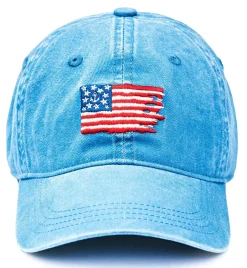Kiel James Patrick Old Glory Hat- Light Blue^ Hats
