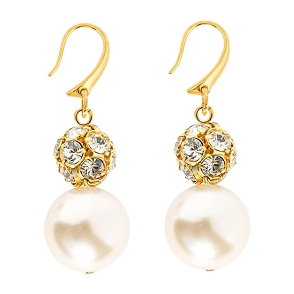 Kiel James Patrick Pearl Chandelier^ Earrings