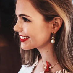 Kiel James Patrick Pearl Chandelier^ Earrings