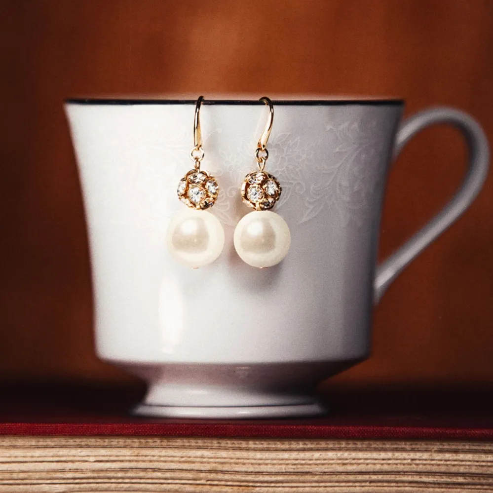 Kiel James Patrick Pearl Chandelier^ Earrings