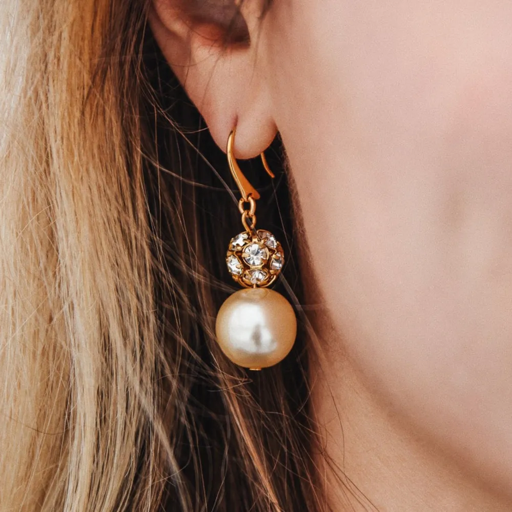 Kiel James Patrick Pearl Chandelier^ Earrings