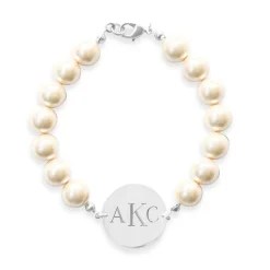 Kiel James Patrick Pearl Monogram Bracelet^ Monogrammed Jewelry