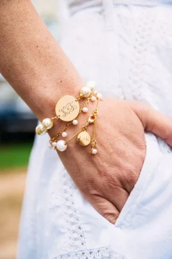 Kiel James Patrick Pearl Monogram Bracelet^ Monogrammed Jewelry