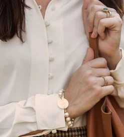 Kiel James Patrick Pearl Monogram Bracelet^ Monogrammed Jewelry