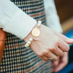 Kiel James Patrick Pearl Monogram Bracelet^ Monogrammed Jewelry