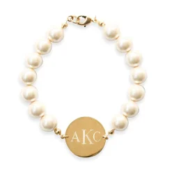 Kiel James Patrick Pearl Monogram Bracelet^ Monogrammed Jewelry