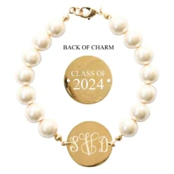 Kiel James Patrick Pearl Monogram Bracelet--Class Of 2024^ Class Of 2024