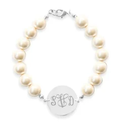 Kiel James Patrick Pearl Monogram Bracelet--Class Of 2024^ Class Of 2024