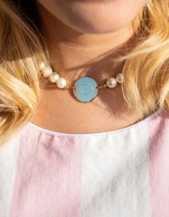 Kiel James Patrick Pearl Monogram Necklace^ Monogrammed Jewelry